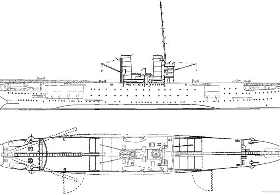 Корабль RN Giuseppe Miraglia [Seaplane Carrier] (1942) - чертежи, габариты, рисунки